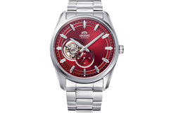 Orient Automatic/Hand-Winding Semi-Skeleton Dress Watch with Sapphire Crystal