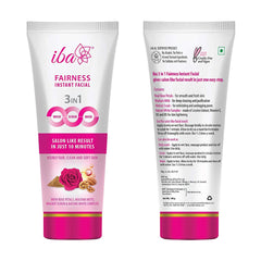Iba Fairness Instant Facial (3in1 Mask Scrub Facial Wash), 100g