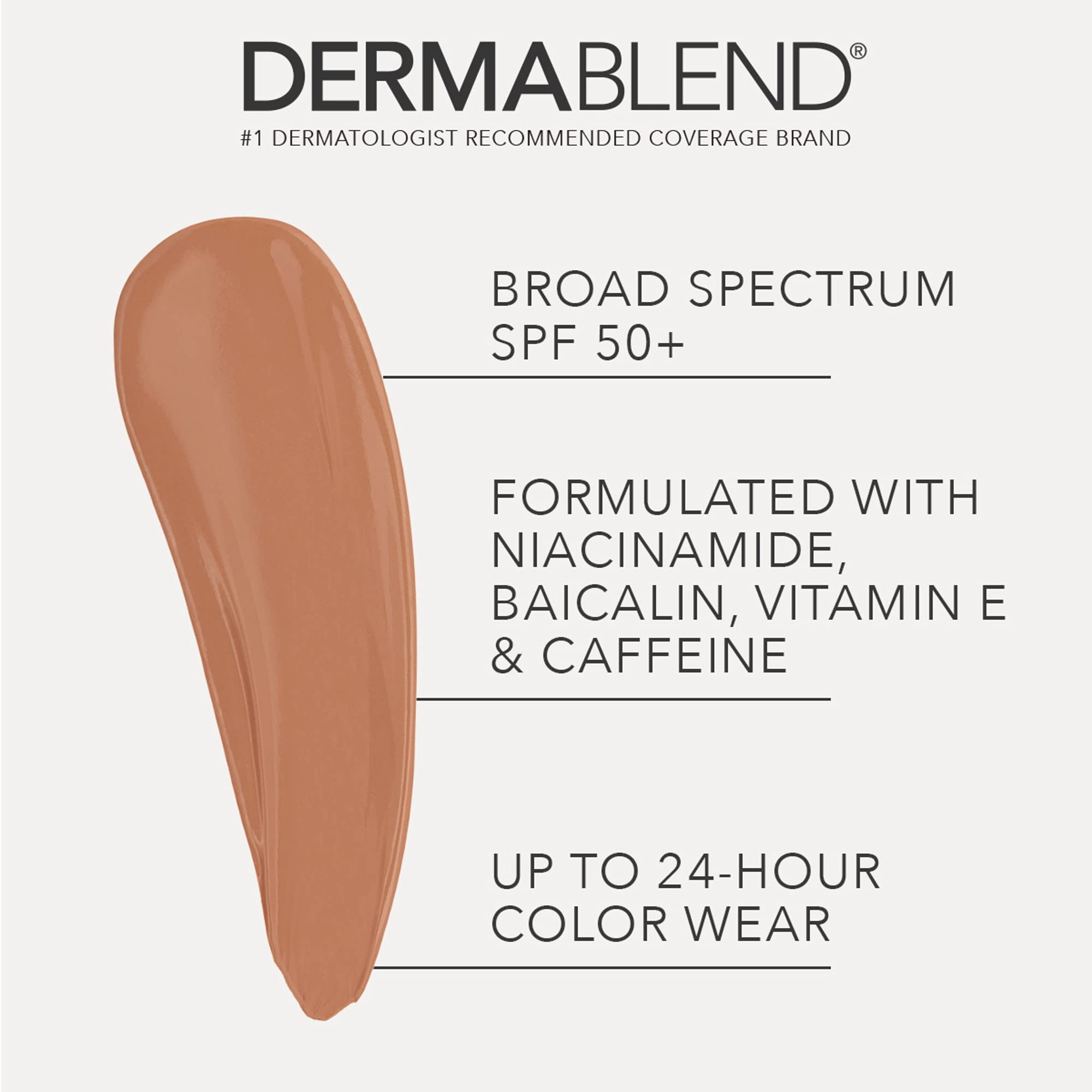 DERMABLEND CONTINUOUS CORRECTION CREAM 43N MEDIUM 3 SPF 50+ 30ML