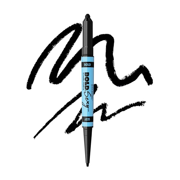 Black Radiance Bold & Sexy Gel Eyeliner,Waterproof Dual-Ended Retractable, Buildable & Blendable Smudge-Proof Smooth Matte Finish, Cruelty-Free & Vegan- After Hours
