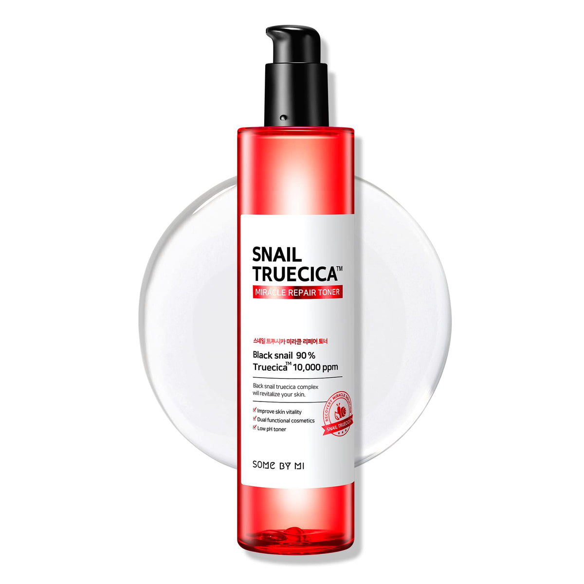 Some By Mi Snail Truecica Miracle Repair Toner, Repair Face, Revitalizing, Skin Toning and Cleansing - 150 ml