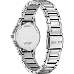 CITIZEN FE1241-71X Women's Analogue Quartz Watch with Stainless Steel Strap, Green, Bracelet