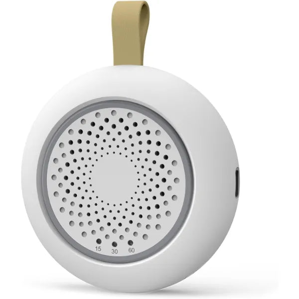 Portable Sound Machine – White Noise Machine with 12-Hour Battery, Gentle Night Light, 24 Soothing Sounds for Travel, Sleep, Focus, Therapy, Nursery & Office