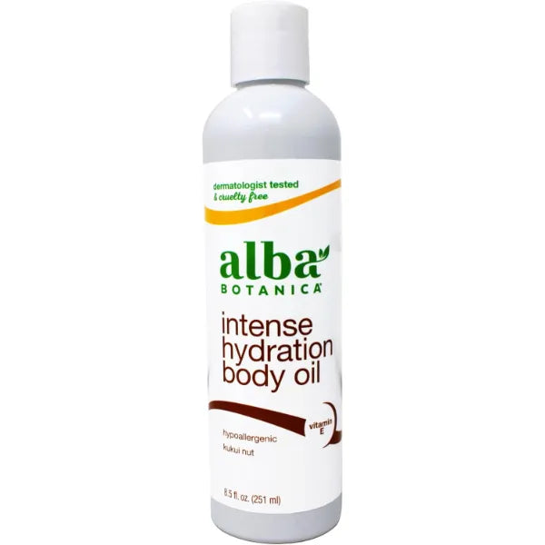 Alba Botanica Massage Oil Kukui Nut, 8.5 oz