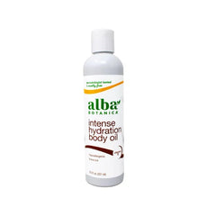 Alba Botanica Intense Hydration Body Oil, with Kukui Nut and Vitamin E, 8.5 FL OZ