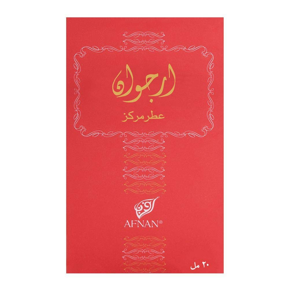 Afnan Arjowaan Concentrated Perfume Oil, Attar Oil CPO 20 ML