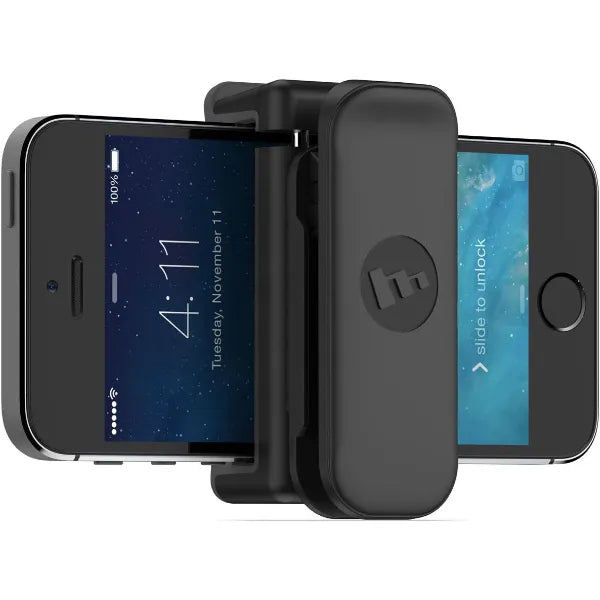 Mophie Universal Belt Clip – 360° Rotating Adjustable Phone Holster Secure Clip for iPhone, Samsung Galaxy, Google Pixel & Smartphones - Black