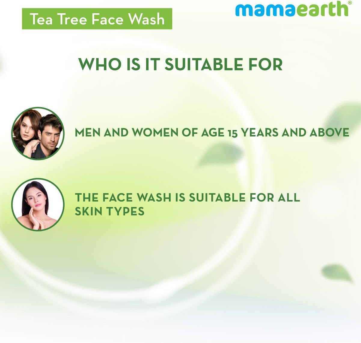 Mamaearth Tea Tree Face Wash with Neem for Acne & Pimples - 250ml