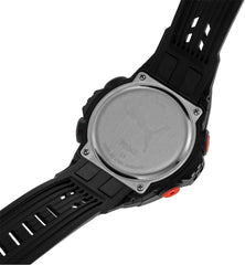 PUMA Men's Watches Bold, Digital Movement, Polyurethane Strap, One Size, Strap - Black