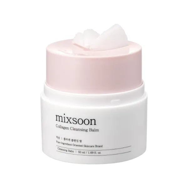 mixsoon Collagen Cleansing Balm Non-Greasy Soft Melting Balm Hydrating Remover For Korean Glass Skin Care 1.69 Oz.