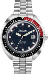Bulova Dress Watch - Silver Tone/Black/Red