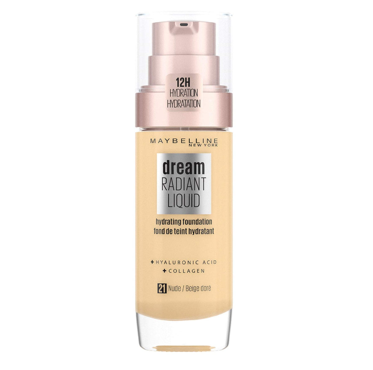 Maybelline New York Dream Satin Foundation Liquid Nude 21