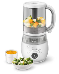 PHILIPS AVENT 4-in-1 healthy baby food maker SCF883/01 AVENT 4-in-1 healthy baby food maker SCF883/01, 0.12 L, Gray, White, 220-240 V, 50-60 Hz, 0.7 m