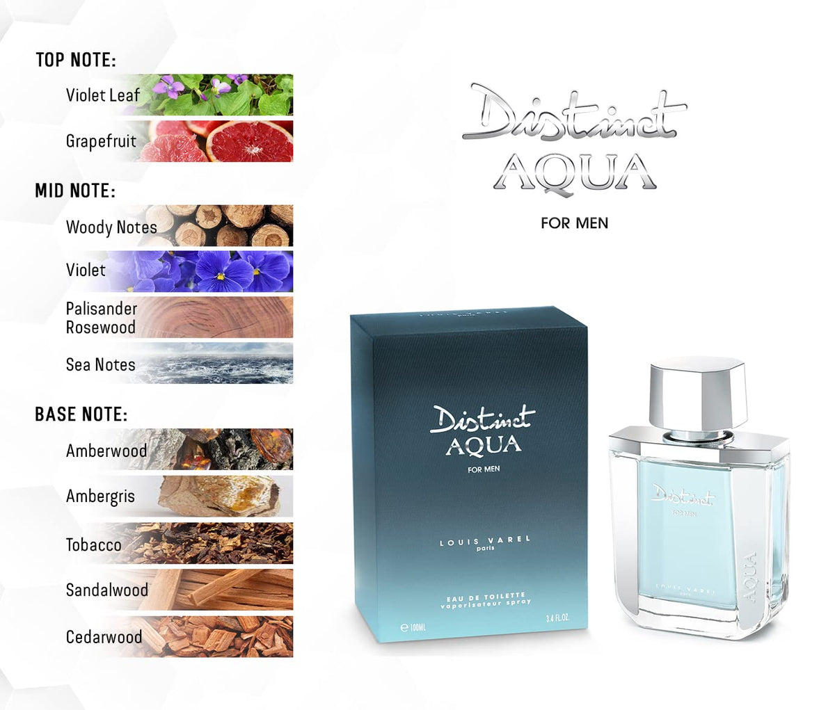 DISTINCT AQUA MEN EDT 100ML