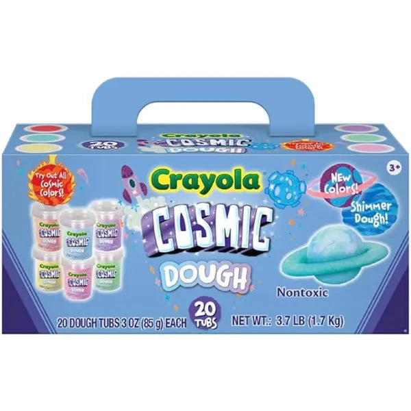 Crayola Special Effects Dough Set – Pearl & Cosmic Sparkle Play Dough