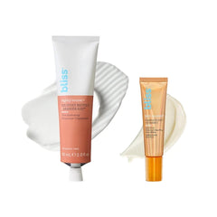 Bliss Mighty Biome Probiotic Moisturizer & Rest Assured Vitamin C Eye Cream - Hydrating, Brightening Skincare Duo