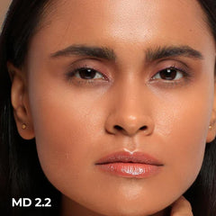Ruby's Organics Skin Tint Mattifying Liquid Foundation | Medium Coverage, Matte Finish, Breathable | Natural Organic Makeup, For Sensitive Skin | Shade M 02.2, 30ml