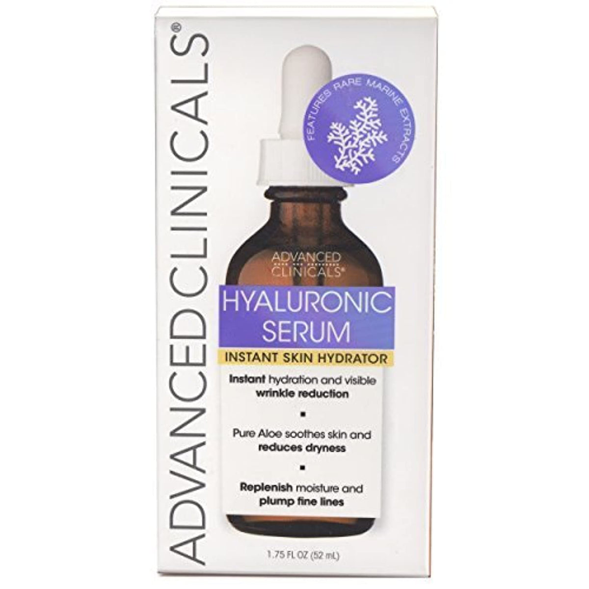 Advanced Clinicals Hyaluronic Acid Instant Hydrating Serum (1.75 fl oz)