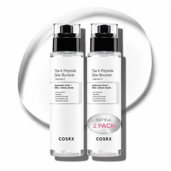 Coxir 6X Peptide Collagen Skin Booster Toner Serum 2 Pack for Dull Skin