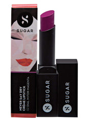 Never Say Dry Cream Lipstick 02 Mina M Magenta (Deep Purple), 3.5g