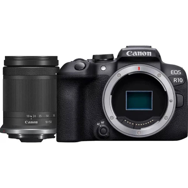 Canon Eos R10 Mirrorless Camera with RF-S 18-150MM F3.5-6.3 IS STM Camera Lens - Black