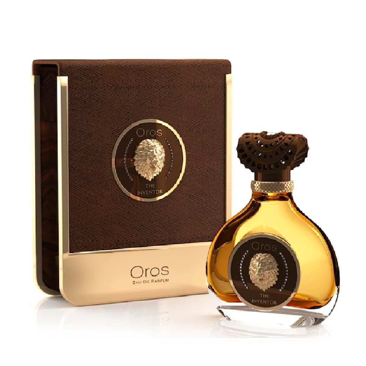 Armaf Perfumes Oros The Inventor Brown Made with Crystal From Swarovski Eau De Parfum 85ml / 2.9 fl. oz Fragrance