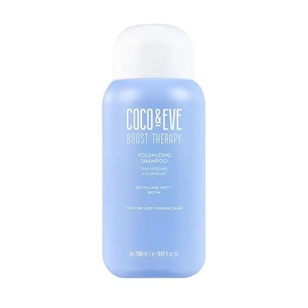 Coco & Eve Boost Therapy Hair Volumizing Shampoo with Biotin, Panthenol to Target Hair Thinning, Enhance Volume and Density. Strengthening, Thickening Shampoo for Fuller, Healthier Hair 9.47 fl oz