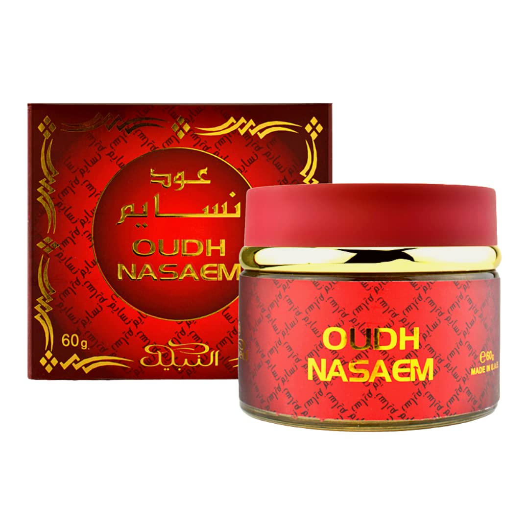 Nabeel Perfumes Oudh Nasaem Incense (60g) - Pack of 4