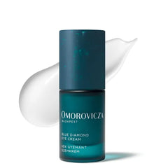 Omorovicza Blue Diamond Eye Cream (0.51 oz), Revitalising Eye Cream with Blue Diamond Complex, Mimosa Bark Extract & Silicium, Under Eye Brightener to Lift, Brighten & Correct Eye Contour