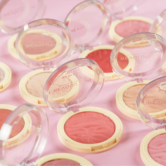 Revolution Beauty London Makeup Blusher Reloaded Blush, All-Day Wear, Highly Pigmented & Buildable, Rose Kiss 7.5g