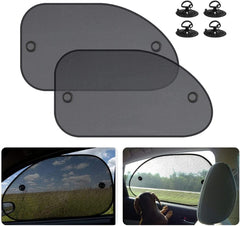 Car Window Sunshades, Side Window Sunshades, Cling Sunshade, for Car Windows, Sun, Glare, and UV Rays Protection for Your Child - Baby Side Window Car Sun Shades, 2 Pack Universal
