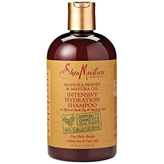 Shea Moisture Manuka Honey and Mafura Oil Intensive Hydration Unisex All Hairs Shampoo, 384 ml