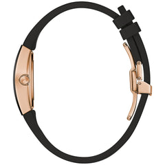 Bulova Latin Grammy Silicone Strap - 97L163 - Rose Gold Tone/ Ladies