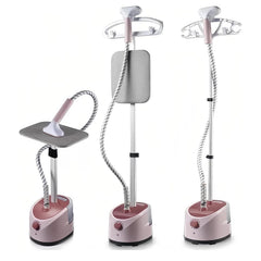 Rmoutf 2000W Vertical Clothes Garment Steamer, Height Adjustable Steamer Built-in Ironing Board, 40 Second Heating Household ＆ Commercial Steam Irons