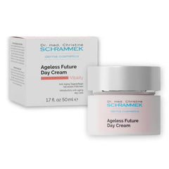 Schrammek Ageless Future Day Cream (1.7 fl oz) - Introductory Anti-Aging Day Care - Stimulates Collagen Synthesis - with Hyaluronic Acid & Vitamin E - Face Moisturizer - Face Cream - Skin Care