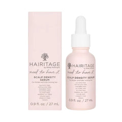 Hairitage Biotin Scalp Density Serum Edge Drops with Rosemary Oil to Prevent Shedding & Promote Longer Thicker Hair Growth + Healthy Scalp, 0.9oz