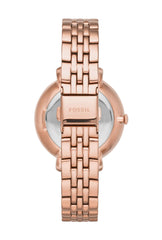 Fossil Women's Quartz Watch, Analog Display and Stainless-Steel Strap Pink