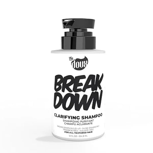 The Doux BREAKDOWN Clarifying Shampoo for Curly & Textured Hair — Vitamin E & Rosemary Detox Shampoo for Men & Women, 12 Fl Oz