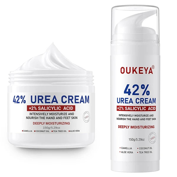 OUKEYA Urea Cream 42 Percent plus Salicylic Acid 2% Urea Cream 42 Percent For Feet Maximum Strength