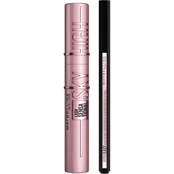 Maybelline New York Eyeliner & Mascara Routine - Sky High with Limitless Length & Volume + Hyper Easy Liner