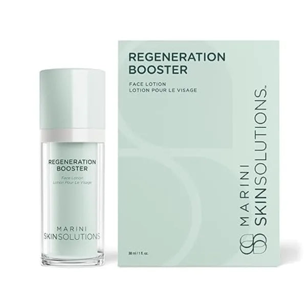 Marini SkinSolutions Regeneration Booster Anti Aging Face Lotion Peptides, Growth Factors & Antioxidants for Wrinkles, Texture, Pores & Hydration Made in the USA 1 fl oz