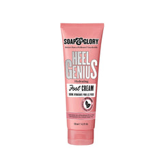 Soap & Glory Heel Genius Moisturizing Foot Cream for Dry, Cracked Feet & Heels - AHA Foot Exfoliator for Dry, Rough Heels - Hydrating Heel Softener for Overnight Repair - 125ml