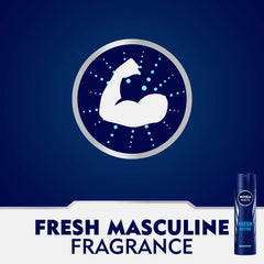Nivea Black & White Invisible Original, Antiperspirant For Women, Spray 150ml, Pack Of 2 & MEN Antiperspirant Spray for Men, Fresh Active Fresh Scent, 2x150ml