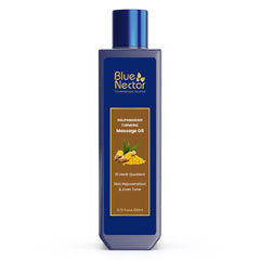 Blue Nectar Nalpamaradi Thailam Skin Brightening Treatment Oil | Natural Body and Face Oil for Glowing Skin With Turmeric, Amla and Manjistha (16 Herbs, 200ml)