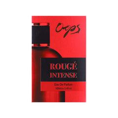 Oops Eau De Parfum - Rouge Intense | Premium Oriental Woody Scent | Unisex Perfume | Long Lasting Fragrance | Luxury Perfume For Men & Women | Ideal Gift For Men & Women | 100ml | Made in U.A.E
