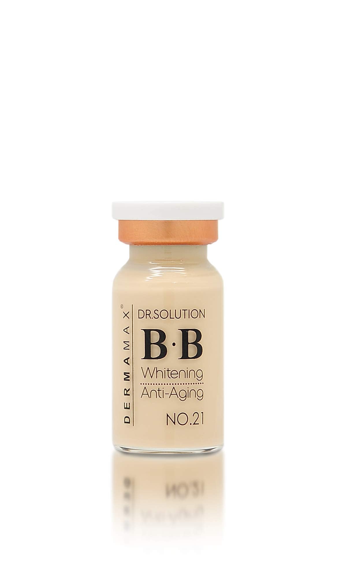 DERMAMAX Colour Serum for Microneedling, BB Serum Ampoule, Colour No. 21 for Light Skin Tones, Use with Dermapen, Dermaroller or MTS
