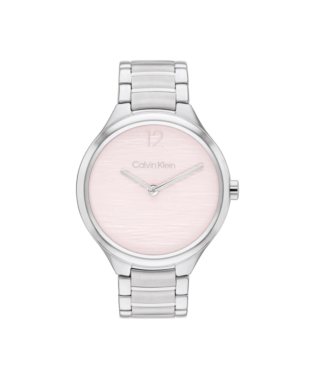 CALVIN KLEIN WOMEN'S BLUSH DIAL STAINLESS STEEL BRACELET WATCH - 25100047