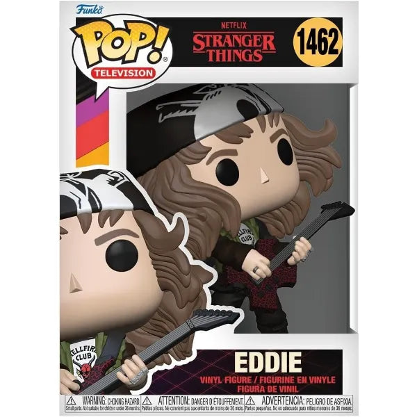 Funko POP! TV: Stranger Things - Hunter Eddie with Guitar - Collectable Vinyl Figure - Gift Idea - Official Merchandis