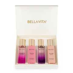 Bella Vita Organic Luxury Woman Eau De Parfum Gift Set - 4x20ml (Date, Senorita, Glam, Rose)