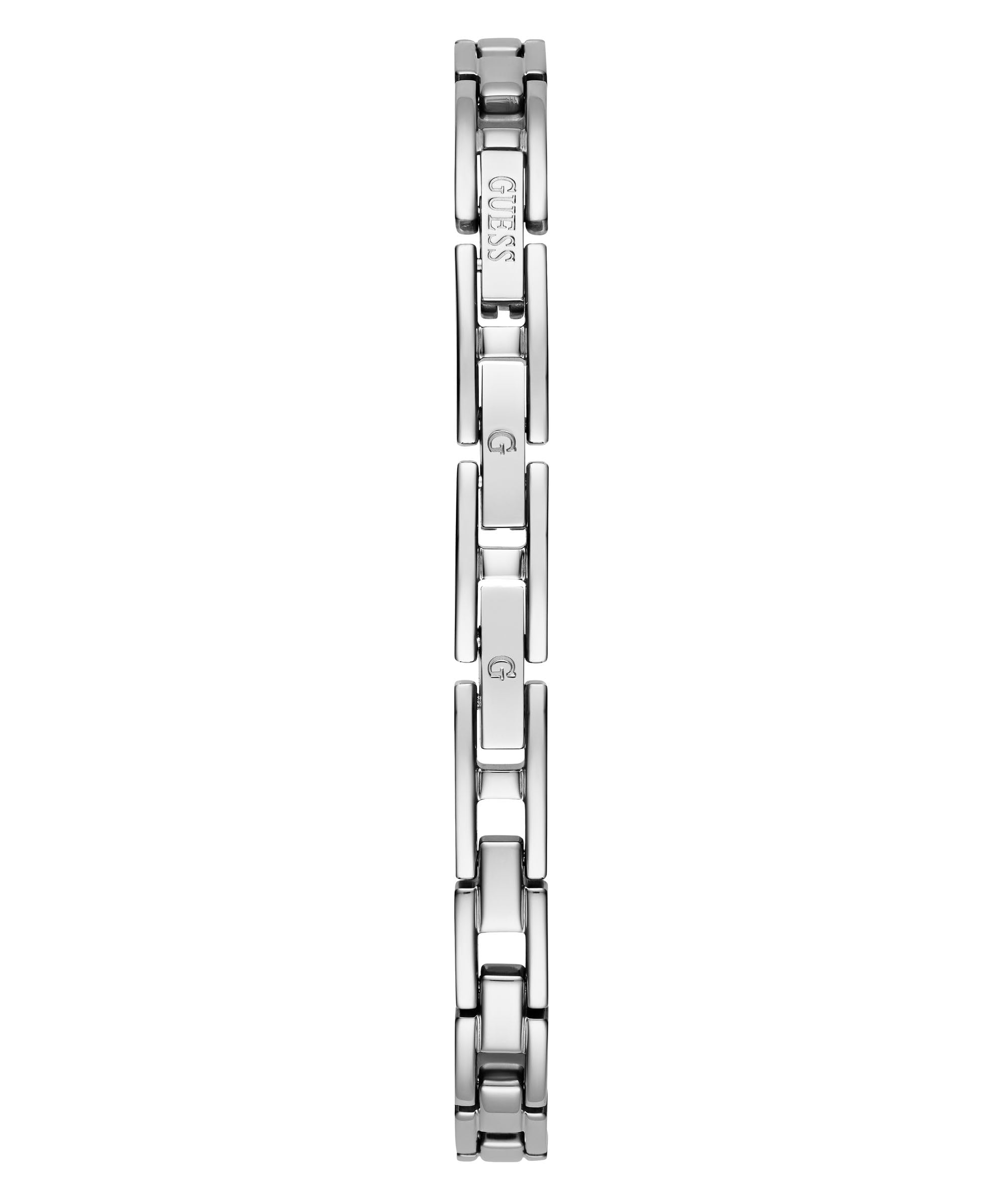 GUESS Women's 28mm Watch - Silver Tone G-Link Silver Tone Dial Silver Tone Case